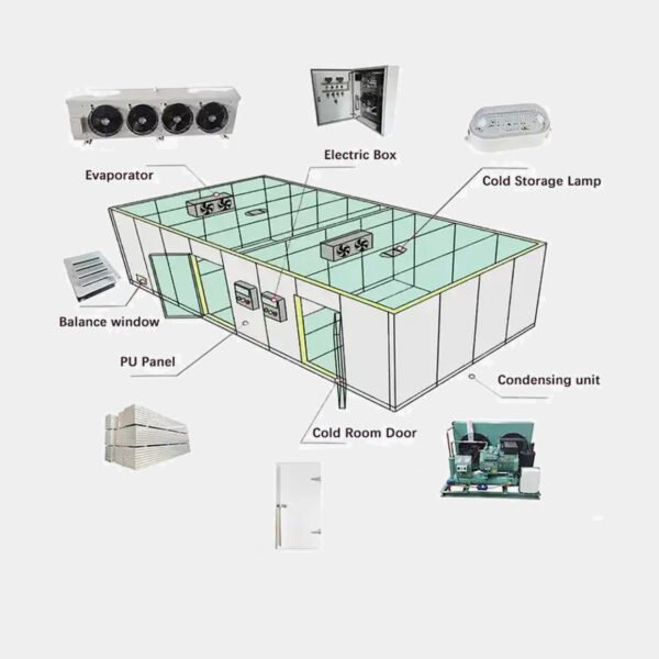 -18°C INDUSTRIAL FROZEN PRODUCT COLD STORAGE (HOLDING ROOM)