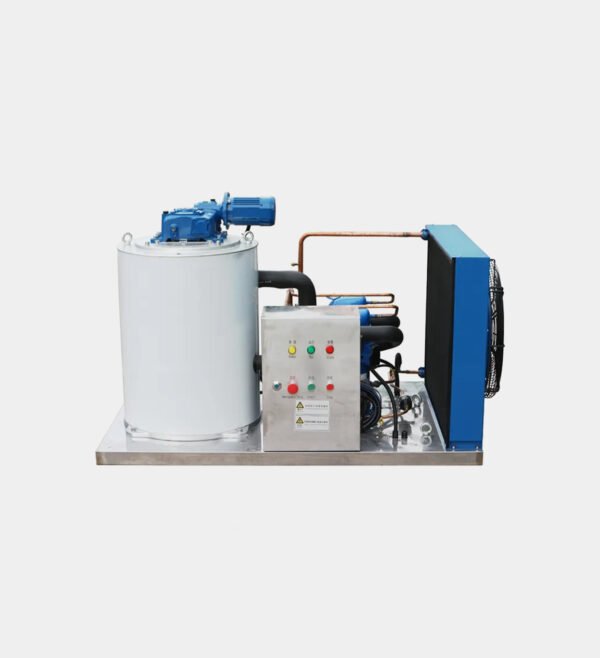 ice maker (3) 3-TON HEAVY-DUTY INDUSTRIAL FLAKE ICE MACHINE